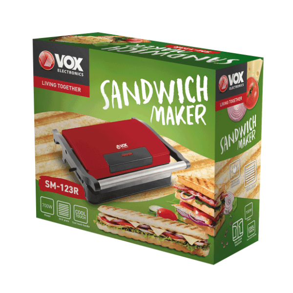 VOX sendvič toster SM123R 1