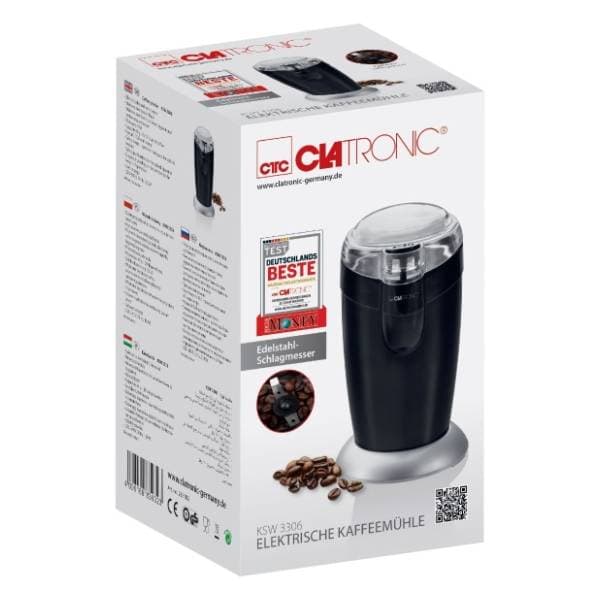 CLATRONIC mlin za kafu KSW 3306 crni 3