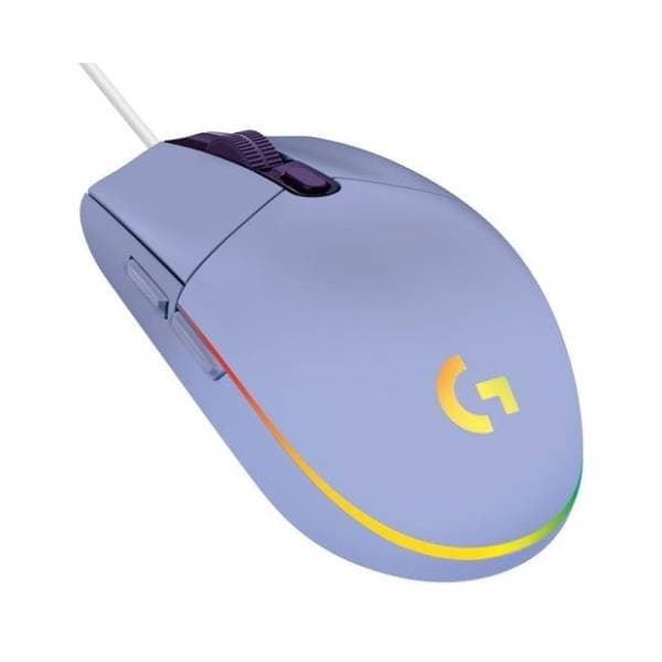LOGITECH miš G102 Lightsync ljubičasti 1