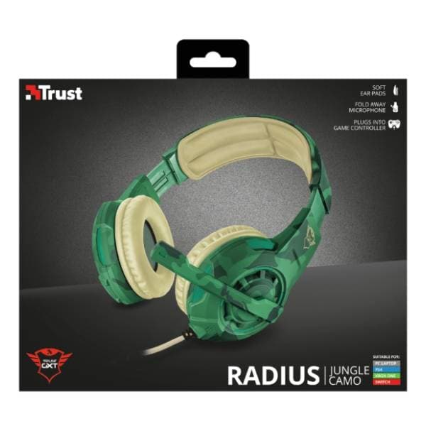 TRUST slušalice GXT 310C Radius zelene 5