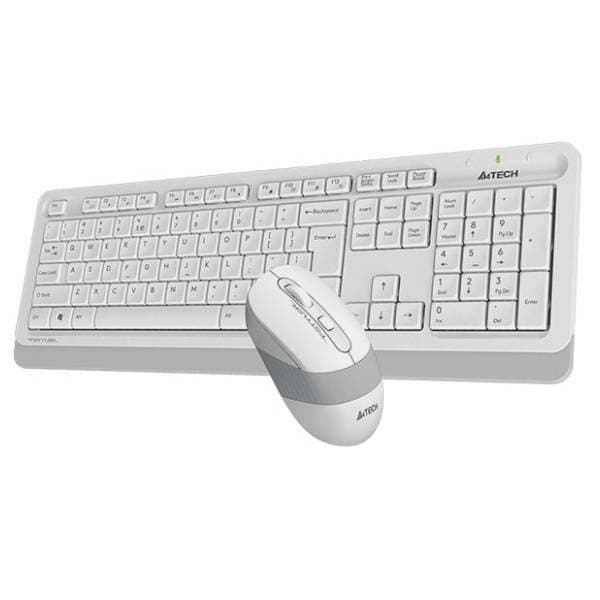 A4 TECH set bežični miš i tastatura Fstyler FG1010 beli EN(US) 2
