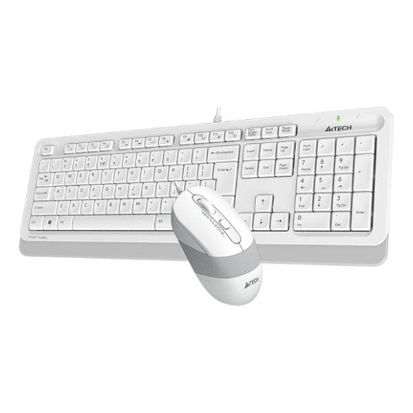 A4 TECH set miš i tastatura Fstyler F1010 beli EN(US) 1