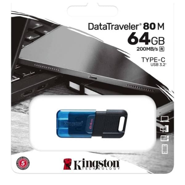 KINGSTON USB flash memorija 64GB DT80M/64GB 3