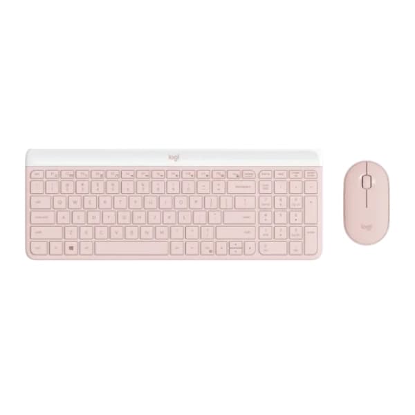 LOGITECH set bežični miš i tastatura MK470 Slim roze EN(US) 0