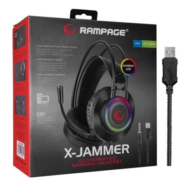RAMPAGE slušalice RM-K27 X-Jammer 8
