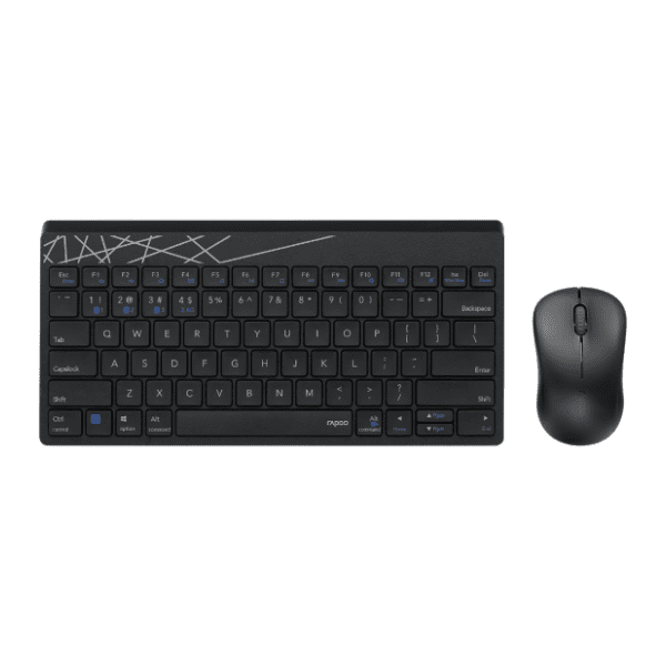 RAPOO set bežični miš i tastatura Multi Mode 8000M crni 0