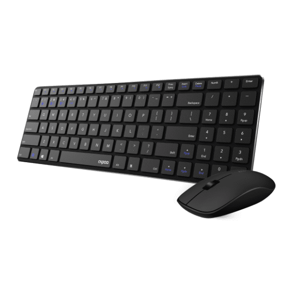 RAPOO set bežični miš i tastatura Multi Mode 9300M crni 2