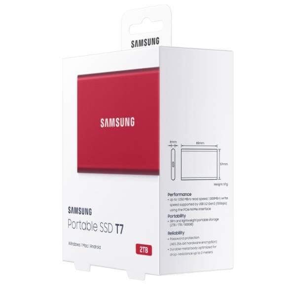 SAMSUNG eksterni SSD 2TB MU-PC2T0R 7