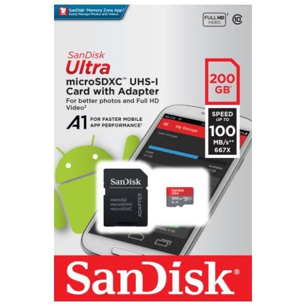 SanDisk memorijska kartica 200GB SDSQUA4-200G-GN6MA 3