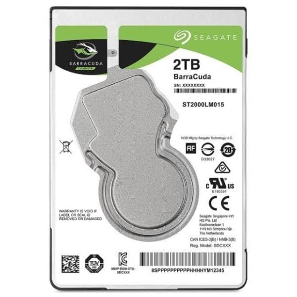 SEAGATE hard disk 2TB ST2000LM015 0