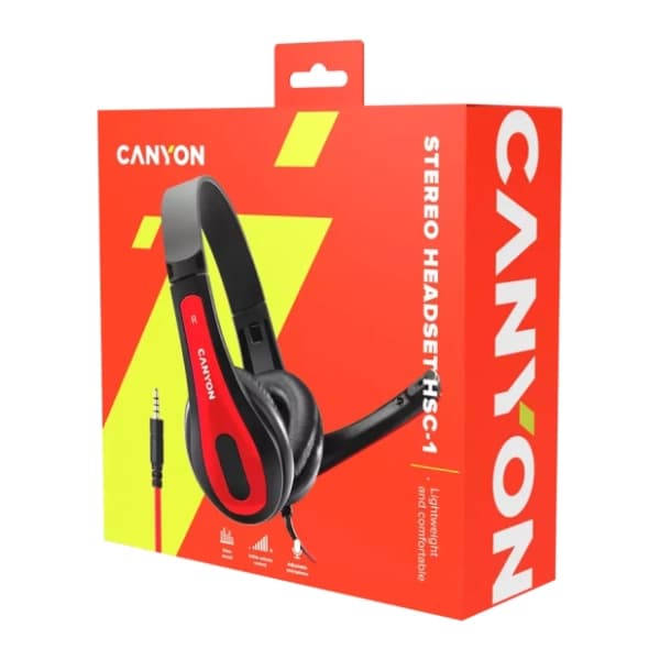 CANYON slušalice CNS-CHSC1BR crvene 5