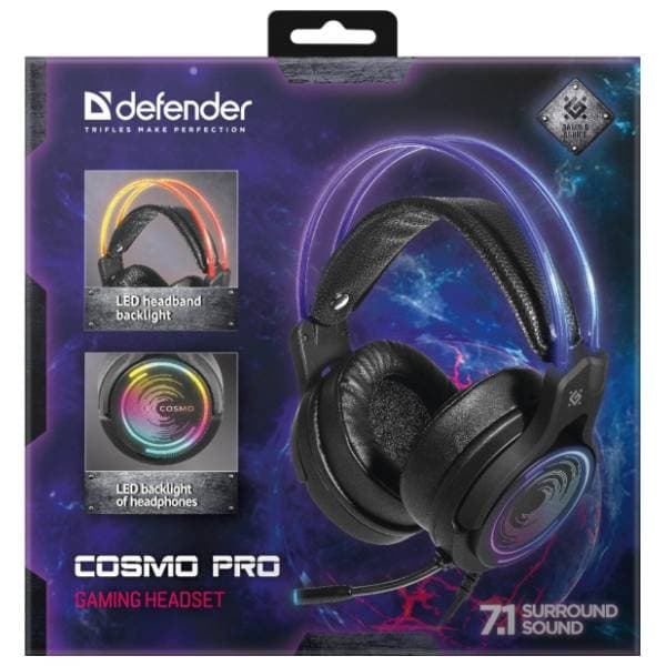 DEFENDER slušalice Cosmo Pro virtual 7.1 9