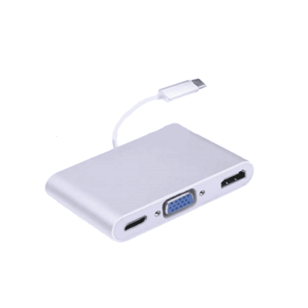 FAST ASIA konverter USB-C 3.1 (m) na HDMI/VGA/USB-C/3.5mm (ž/ž/ž/ž) 0
