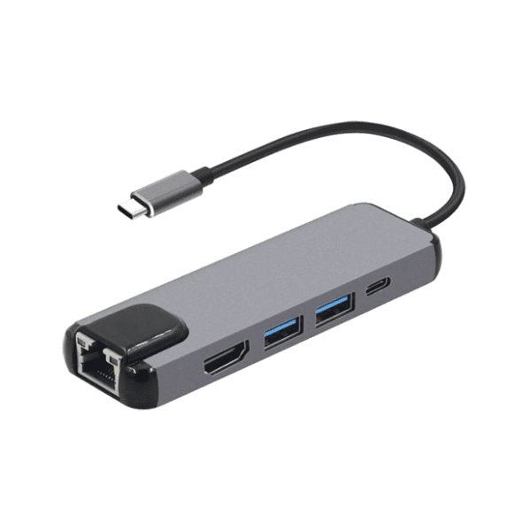 FAST ASIA konverter USB-C (m) na HDMI/2xUSB 3.0/USB-C/RJ-45 (ž/ž/ž/ž) 0
