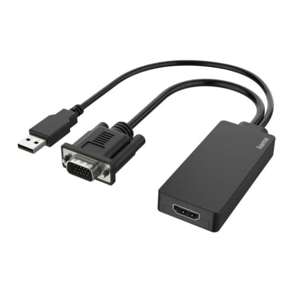 HAMA konverter HDMI (ž) na VGA/USB (m/m) 0