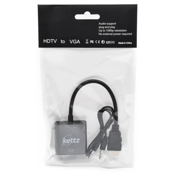 KETTZ konverter HDMI (m) na VGA (ž) 1