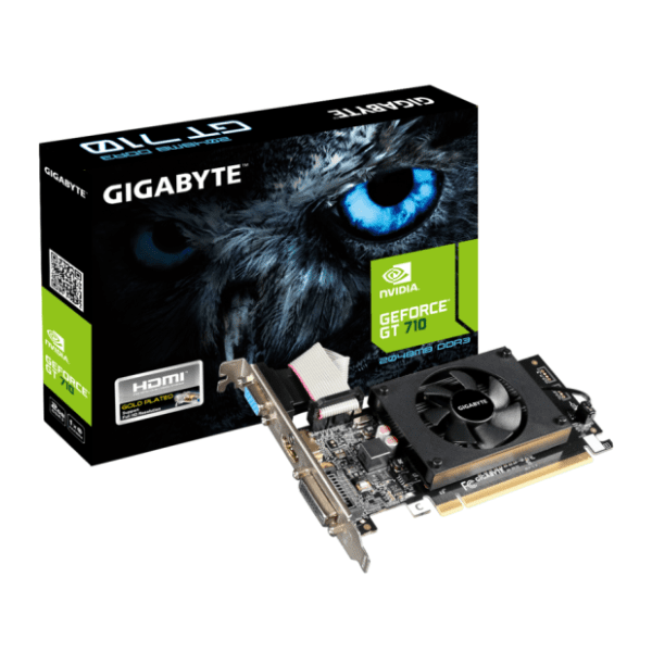 GIGABYTE nVidia GeForce GT 710 (rev 2.0) 2GB GDDR3 64-bit grafička kartica 0