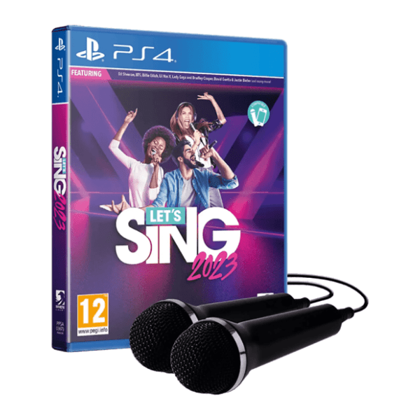 PS4 Let's Sing 2023 + 2 Mikrofona 0