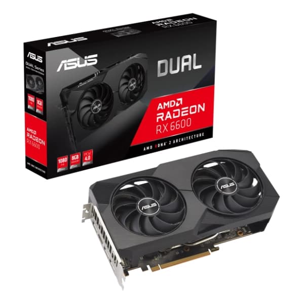 ASUS AMD Radeon RX 6600 V2 DUAL 8GB GDDR6 128-bit grafička kartica 0