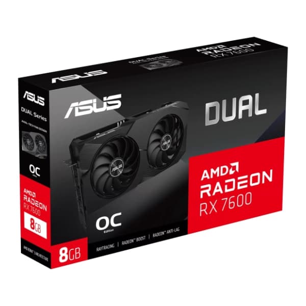ASUS AMD Radeon RX 7600 DUAL OC Edition 8GB GDDR6 128-bit grafička kartica 12