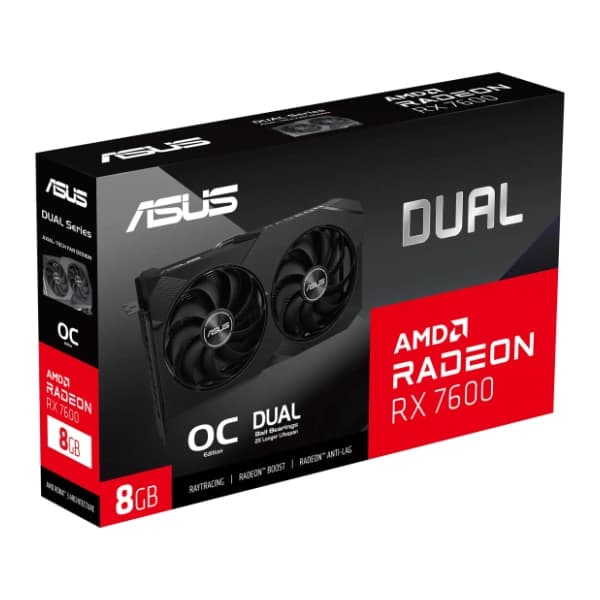 ASUS AMD Radeon RX 7600 DUAL OC Edition V2 8GB GDDR6 128-bit grafička kartica 12