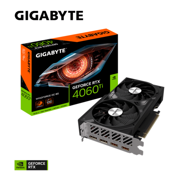 GIGABYTE nVidia GeForce RTX 4060 Ti WINDFORCE OC 8GB GDDR6 128-bit grafička kartica 7