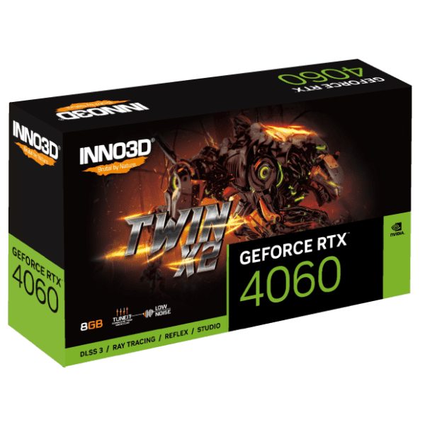 INNO3D nVidia GeForce RTX 4060 TWIN X2 8GB GDDR6 128-bit grafička kartica 2