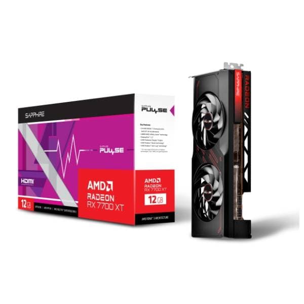 SAPPHIRE AMD Radeon RX 7700 XT PULSE 12GB GDDR6 192-bit grafička kartica 7