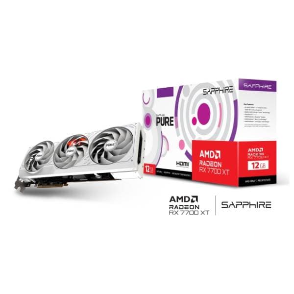 SAPPHIRE AMD Radeon RX 7700 XT PURE 12GB GDDR6 192-bit grafička kartica 7