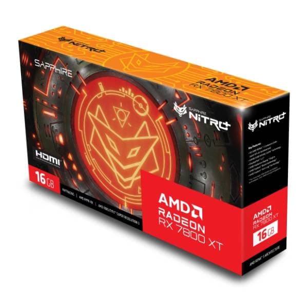 SAPPHIRE AMD Radeon RX 7800 XT NITRO+ 16GB GDDR6 256-bit grafička kartica 7