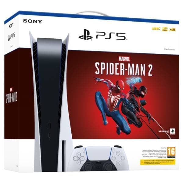 SONY PlayStation PS5 825GB + Spider-Man 2 0