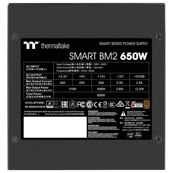 THERMALTAKE napajanje Smart BM2 650W 4