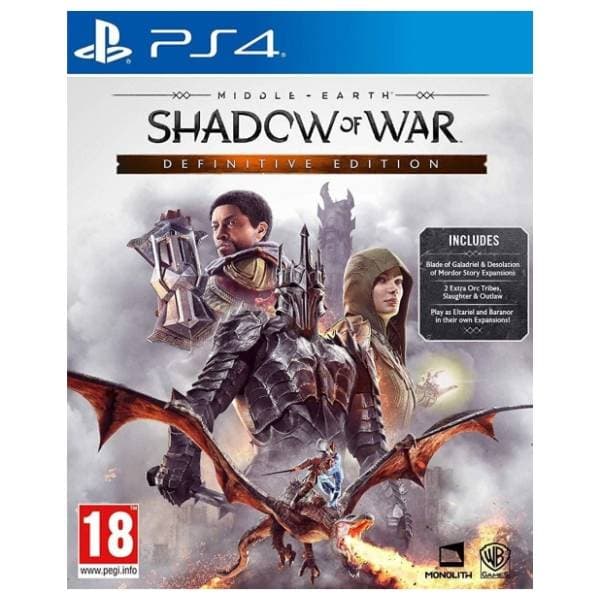 PS4 Middle Earth: Shadow of War Definitive Edition 0