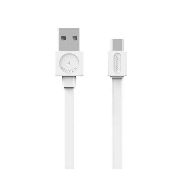 ALLOCACOC konverter kabl USB na Micro USB-B (m/m) 1.5m beli 0