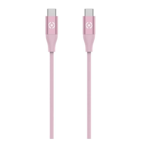 CELLY kabl USB-C 1.5m roze 0
