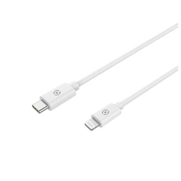 CELLY konverter kabl USB-C na Lightning (m/m) 1m beli 2