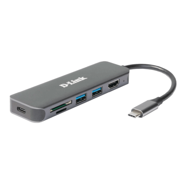D-Link USB Hub DUB-2327 6-in-1 0