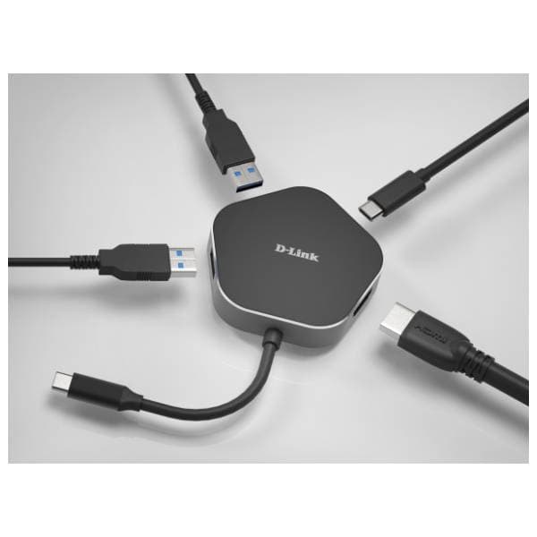 D-Link USB Hub DUB-M420 4-in-1 4