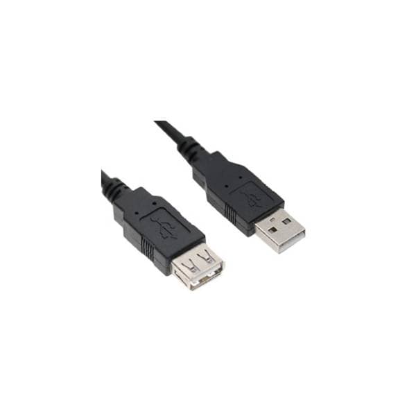 E-GREEN kabl USB-A (m/ž) 1.8m crni 0