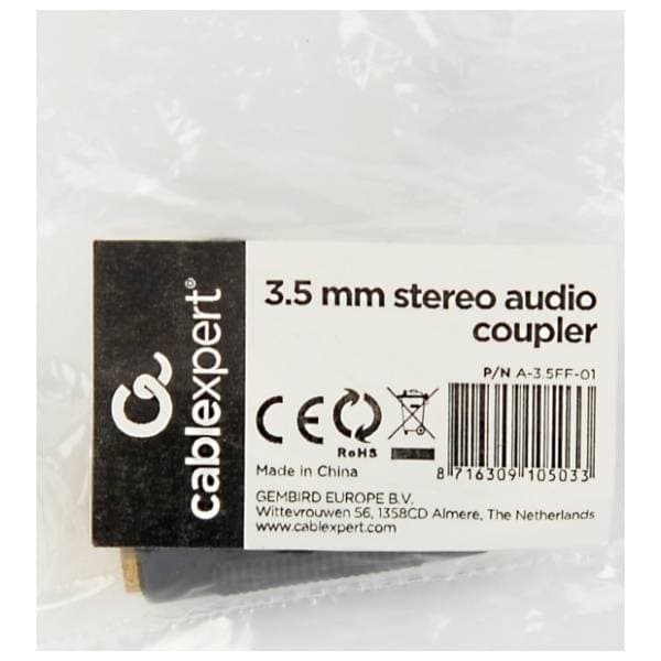 GEMBIRD adapter 3.5mm (ž) na 3.5mm (ž) 1