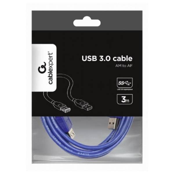 GEMBIRD kabl USB 3.0 3m plavi 4