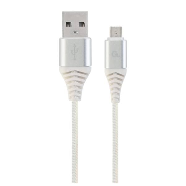 GEMBIRD konverter kabl USB-A 2.0 na Micro USB-B 2.0 (m/m) 1m srebrno-beli 0