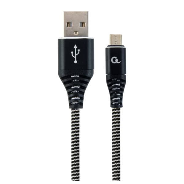 GEMBIRD konverter kabl USB-A 2.0 na Micro USB-B 2.0 (m/m) 1m crno-beli 0