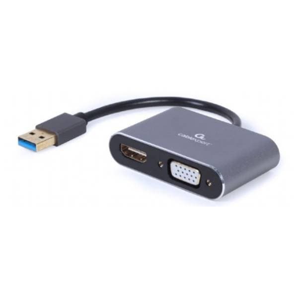GEMBIRD konverter USB 3.0 (m) na HDMI (ž) + VGA (ž) 0