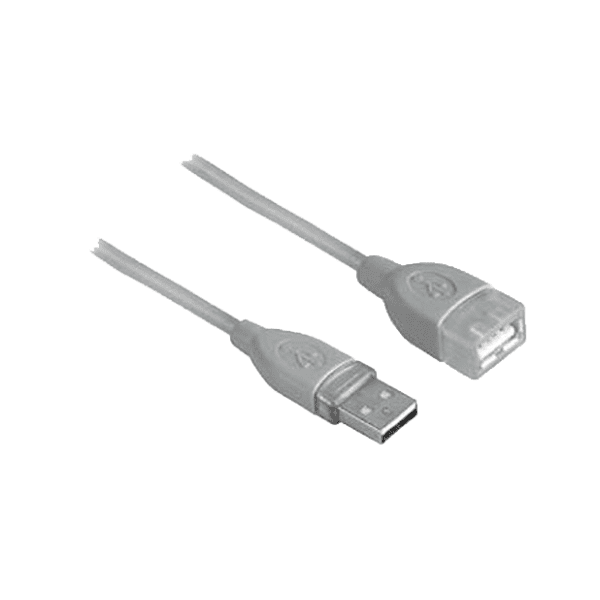 HAMA kabl USB-A 2.0 (m/ž) 1.8m sivi 0