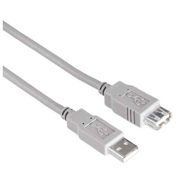 HAMA kabl USB 2.0 (m/ž) 3m sivi 0