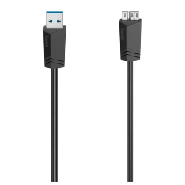 HAMA konverter kabl Micro USB-B 3.0 na USB-A 3.0 (m/m) 0.75m 0