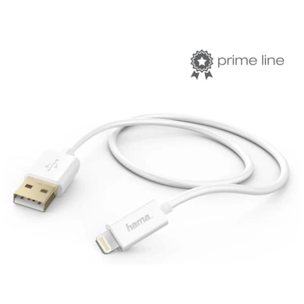 HAMA konverter kabl USB-A 2.0 na Lightning (m/m) 1.5m beli 1