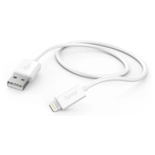 HAMA konverter kabl USB-A 2.0 na Lightning (m/m) 1m beli 0
