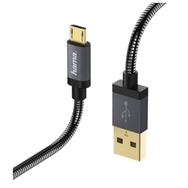HAMA konverter kabl USB-A 2.0 na Micro USB-B 2.0 (m/m) 1.5m 1